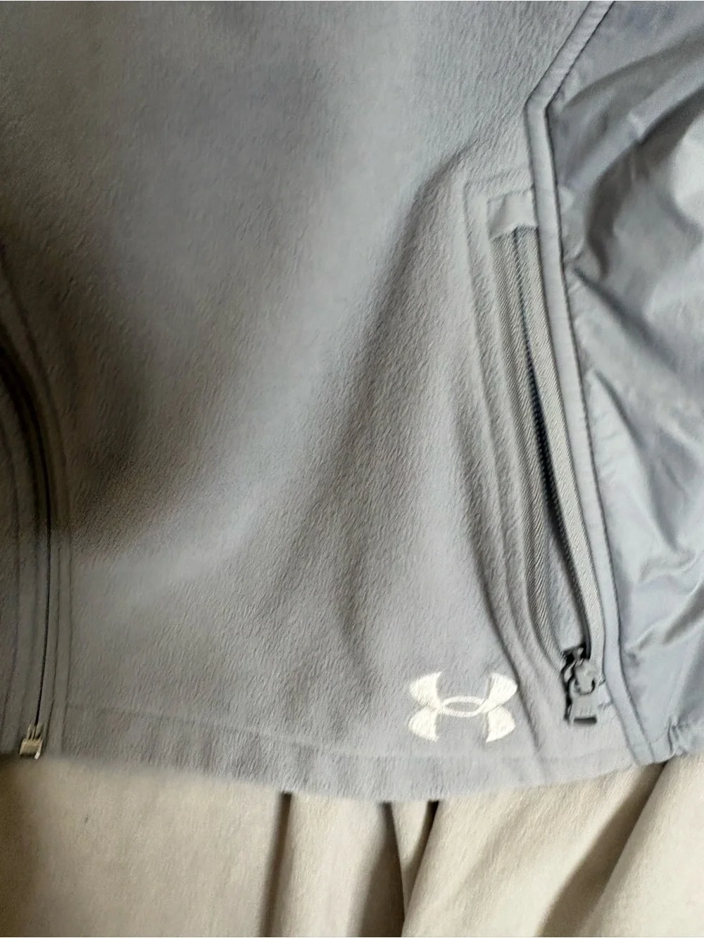 Under Armour Vest Men's XL Red University of Wisconsin Full Zip
